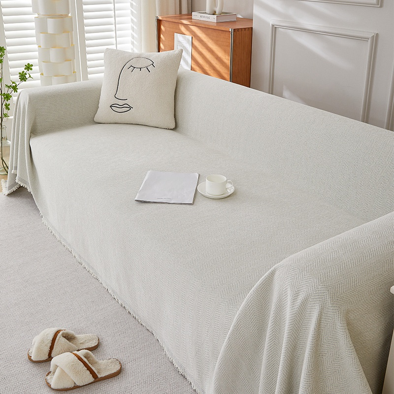 🌻One piece chenille sofa cover 🌻Suitable for all seasons, soft and comfortable 🌻Anti-scratch, wear-resistant, mildew-proof, anti-bacterial, waterproof and anti-fouling