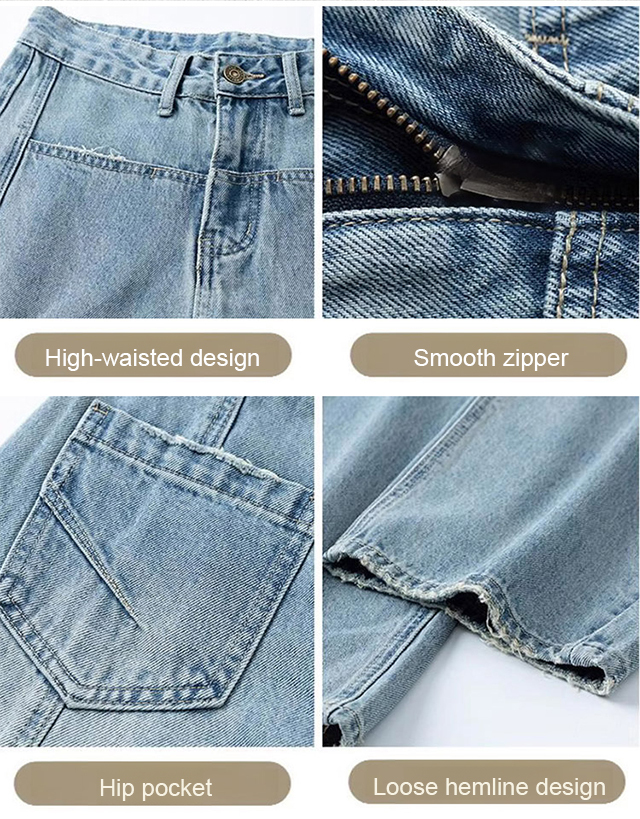 Retro blue scimitar slimming jeans