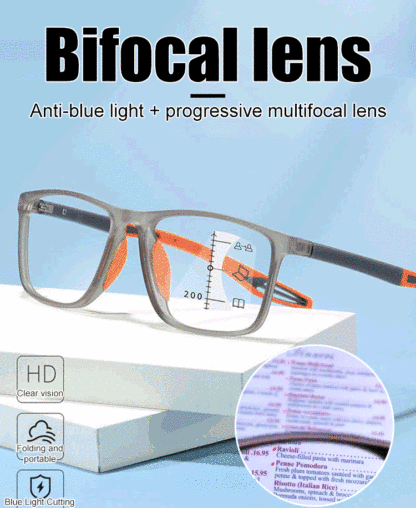 No eye exam needed • Lifetime use • Auto-focus from -4.0° to +7.0° — Multifocal sports glasses