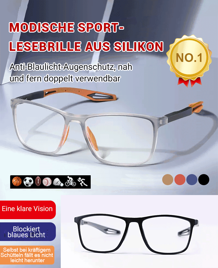 No eye exam needed • Lifetime use • Auto-focus from -4.0° to +7.0° — Multifocal sports glasses