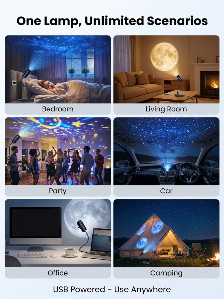 Premium 3D Nebula & Ocean Wrap 🌌【Starry Sky & Ocean】🌊ultra-efficient🛡️10-year warranty