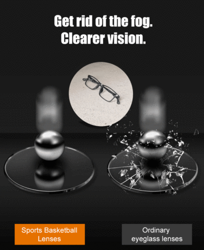 No eye exam needed • Lifetime use • Auto-focus from -4.0° to +7.0° — Multifocal sports glasses