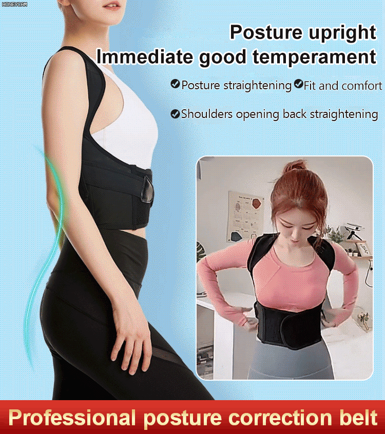 ✨【Orthopedic-Approved】PosturePro™ Corrector - Relieve Neck & Back Pain Fast!Discreet Support for All Ages!