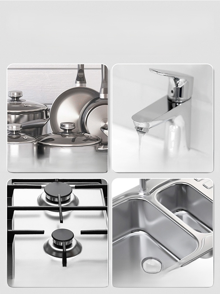 【One Wipe to Shine】Multi-Functional Stainless Steel Cleaner💥 Removes grime instantly, making your cookware shine like new!