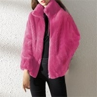 Padded and thickened trendy double-sided fleece coat