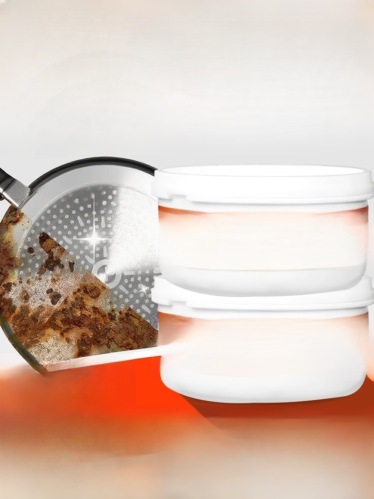 【One Wipe to Shine】Multi-Functional Stainless Steel Cleaner💥 Removes grime instantly, making your cookware shine like new!