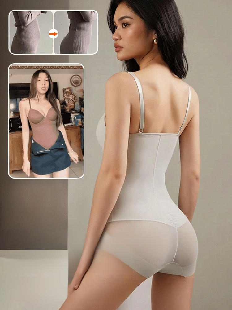"Shape a Hot Body in 3 Seconds! One-Piece Tummy Control Shapewear"