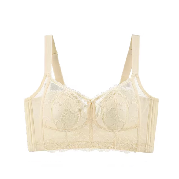 Ultra-thin Bunny Ear Cup Minimizer Bra for Large Bust