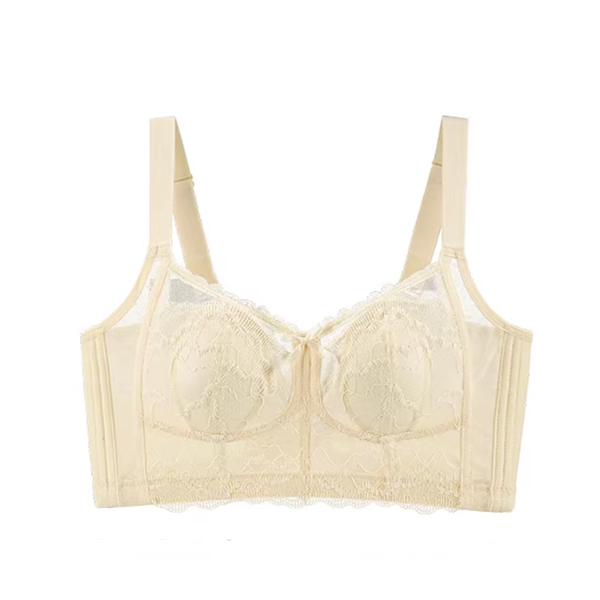 Ultra-thin Bunny Ear Cup Minimizer Bra for Large Bust