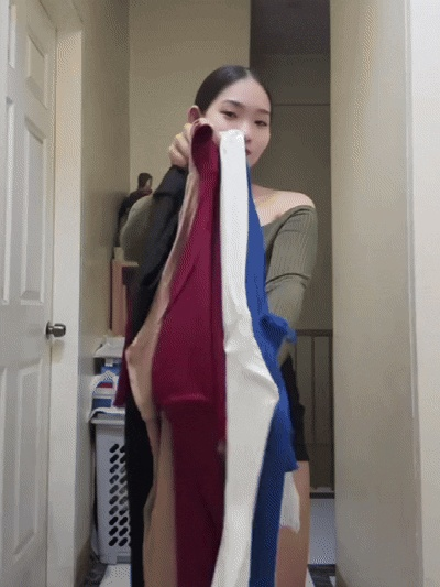 Off-shoulder T-shirt with trumpet sleeves