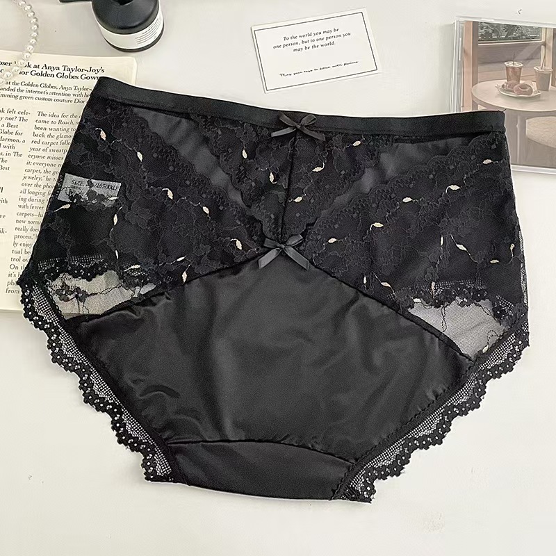 Sexy Hollow-Out Ice Silk Lace Thong