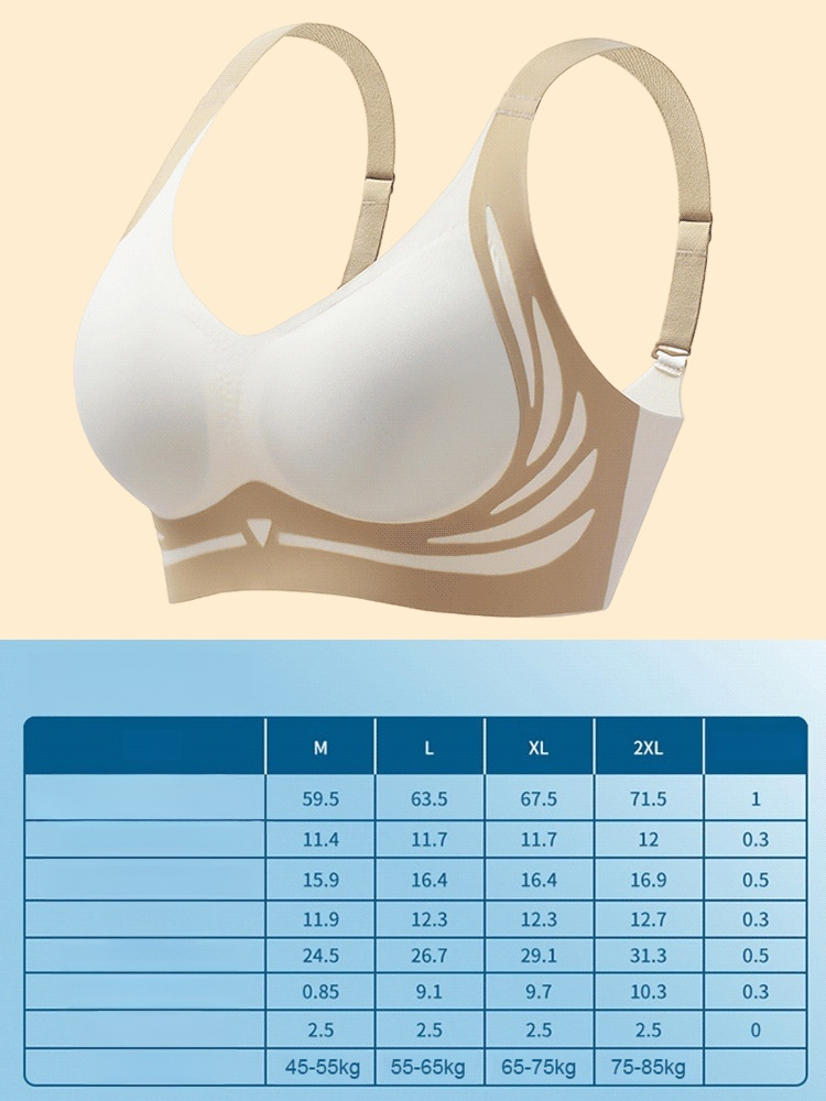 Lifting Anti-Sagging Wireless Push-up Bra