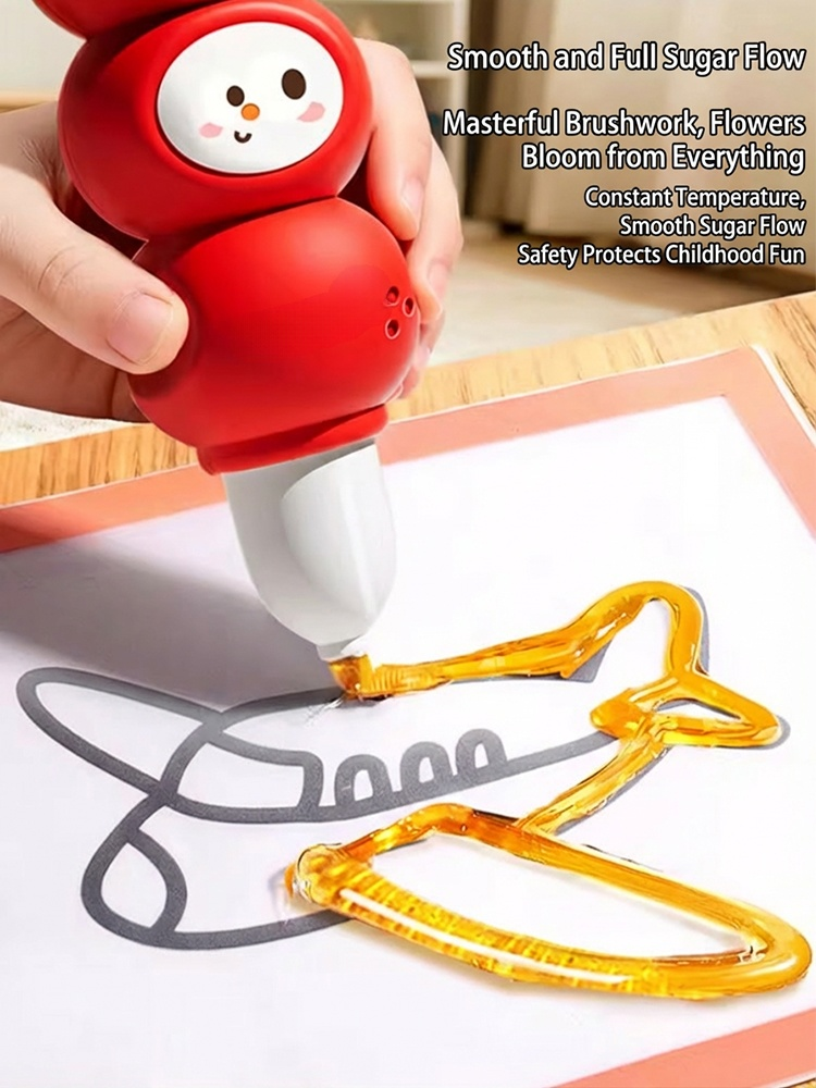 🥰Let's make sugar painting with our kids! It's simple, you can draw anything, and it's fun and delicious.