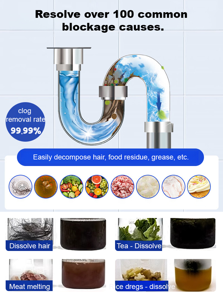 😖 Clogged drains, foul odors, and pesky insects? 😊 Try this drain cleaner!