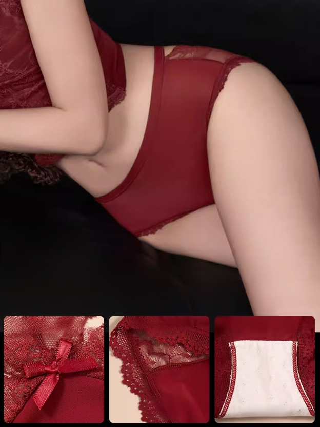 Sexy Hollow-Out Ice Silk Lace Thong