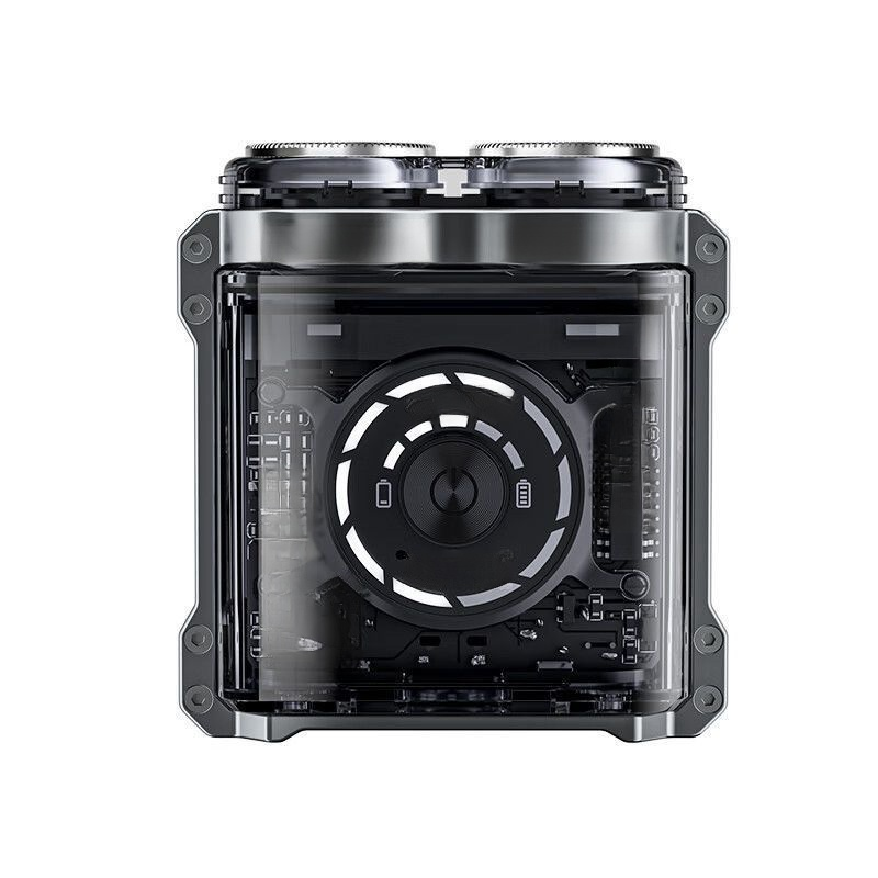 60-Day Long Battery Life Alloy Mecha Detachable Washable Electric Shaver