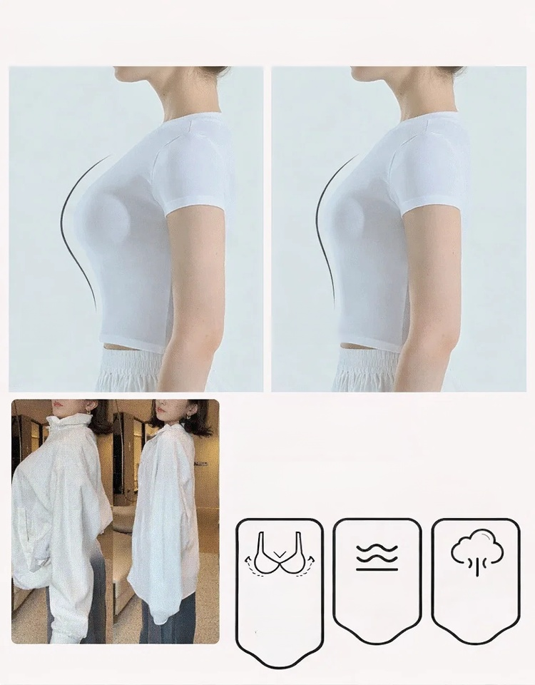 Ultra-thin Bunny Ear Cup Minimizer Bra for Large Bust