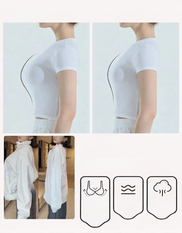 Ultra-thin Bunny Ear Cup Minimizer Bra for Large Bust