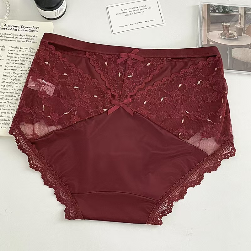 Sexy Hollow-Out Ice Silk Lace Thong