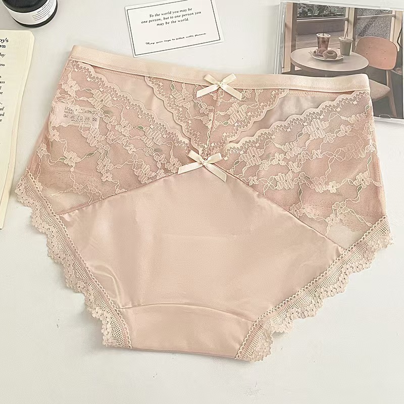 Sexy Hollow-Out Ice Silk Lace Thong