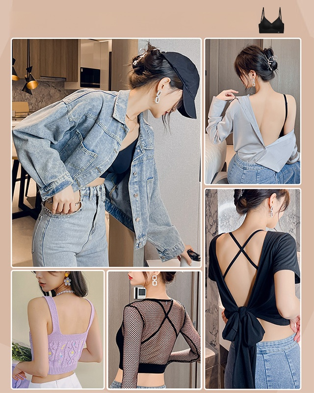  U-shaped Backless Invisible Bra