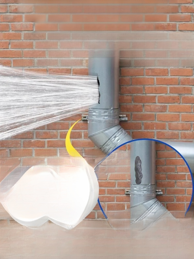 [The anti-freeze crack of pipes] Anti-leakage instant solid mud iron glue🔥It is resistant to high and low temperatures and is anti-aging.