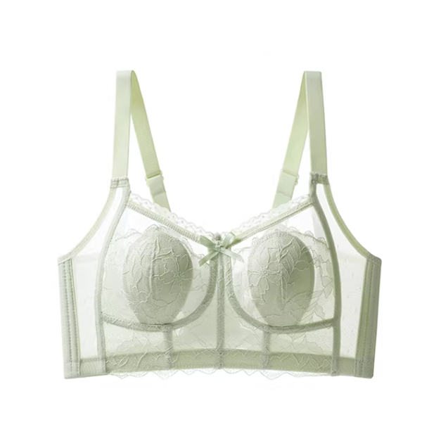 Ultra-thin Bunny Ear Cup Minimizer Bra for Large Bust