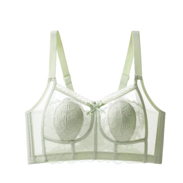 Ultra-thin Bunny Ear Cup Minimizer Bra for Large Bust