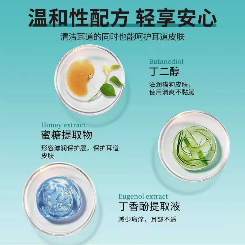 寵物滴耳液除耳蟎真菌耳朵清潔清狗貓專用洗耳液貓狗通用