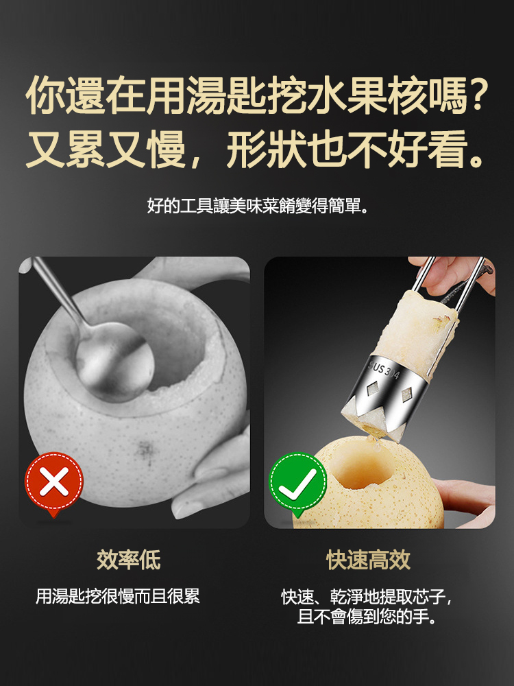 304不鏽鋼去核器