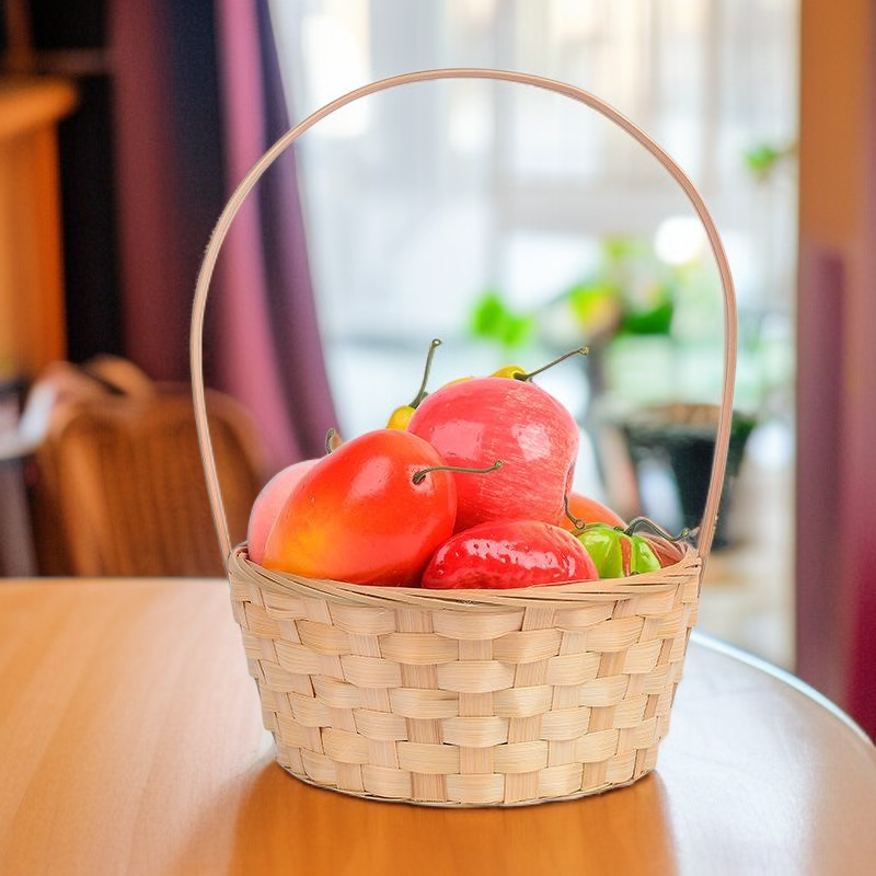 竹編手提舞蹈花籃