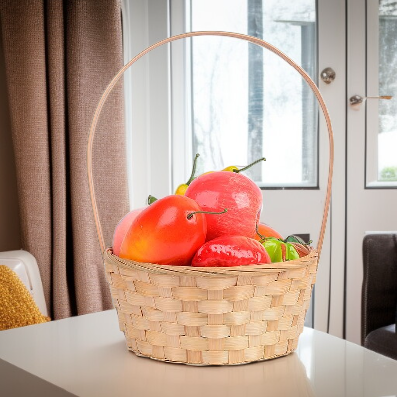 竹編手提舞蹈花籃