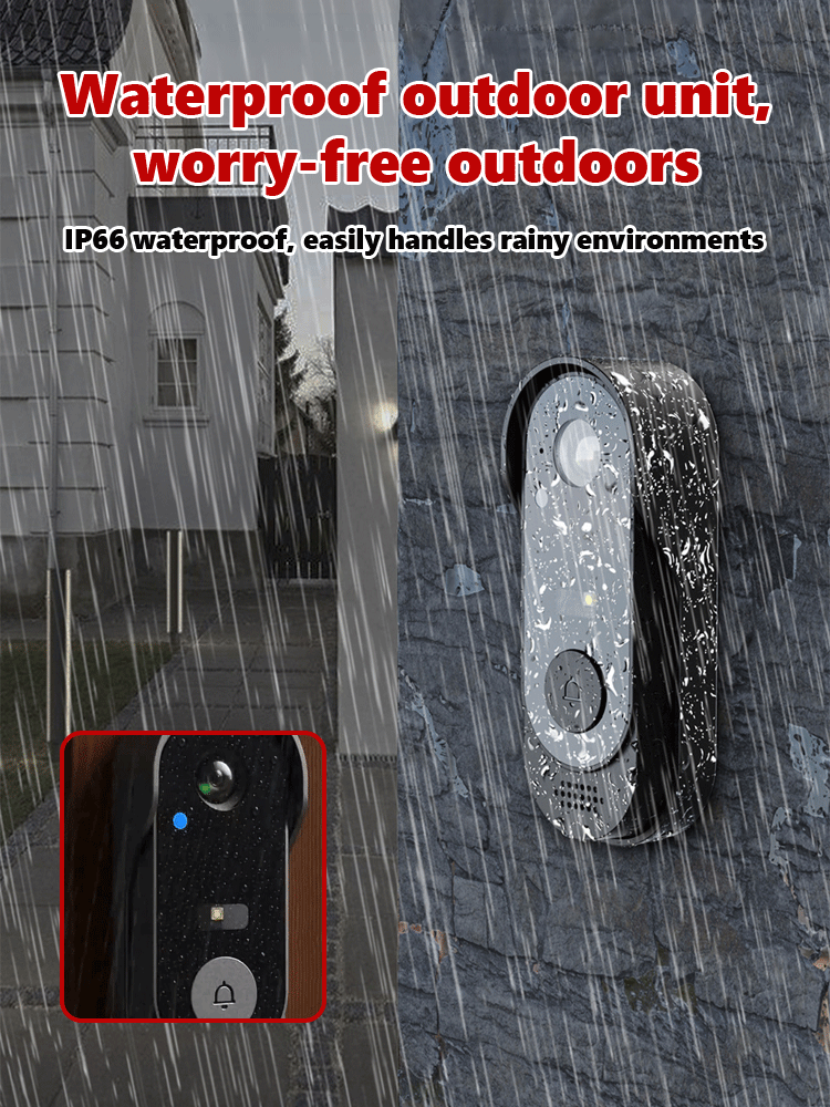 [24/7 Security] Wireless Smart Video Doorbell