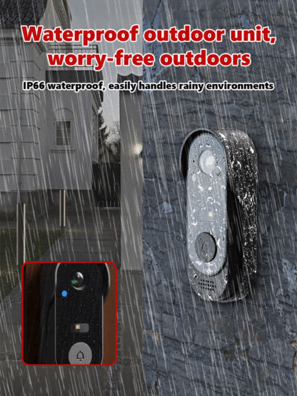 [24/7 Security] Wireless Smart Video Doorbell
