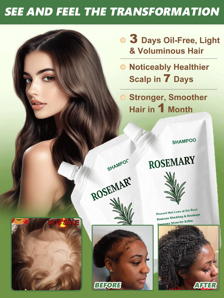 【Hair Growth + Hair Care】Natural Regeneration Dense Rosemary Shampoo
