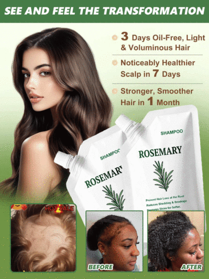 【Hair Growth + Hair Care】Natural Regeneration Dense Rosemary Shampoo