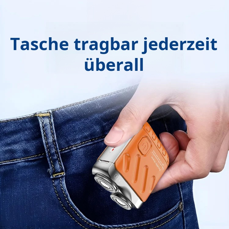 Rotary double ring electric shaver