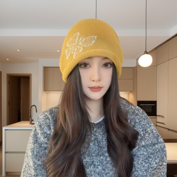 【巨顯臉小】捲邊抽繩堆堆帽