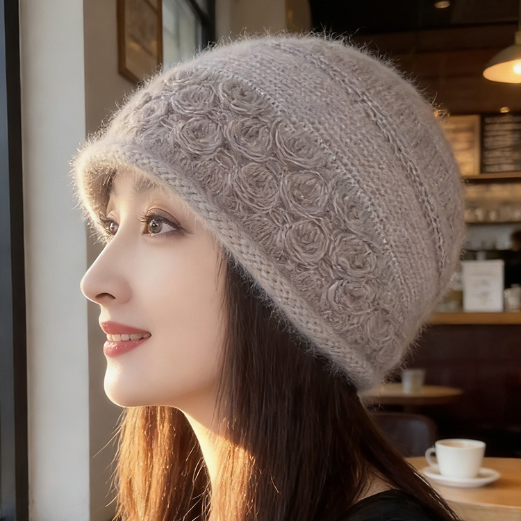 手工加厚保暖針織帽