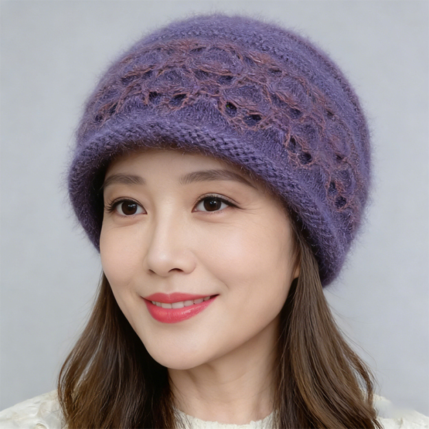 手工加厚保暖針織帽