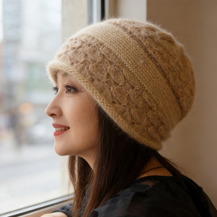 手工加厚保暖針織帽