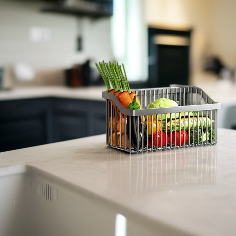 實用免打孔收納籃