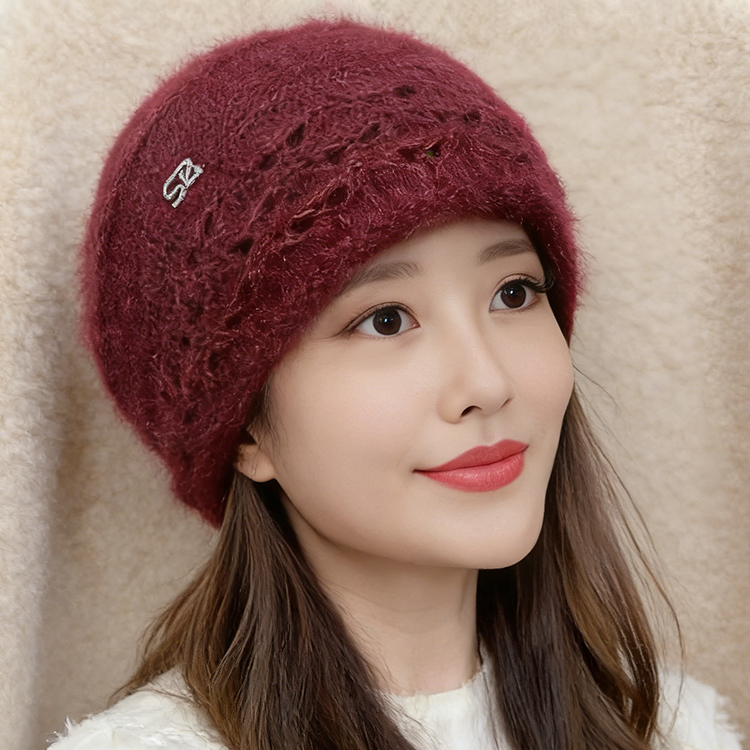 手工加厚保暖針織帽