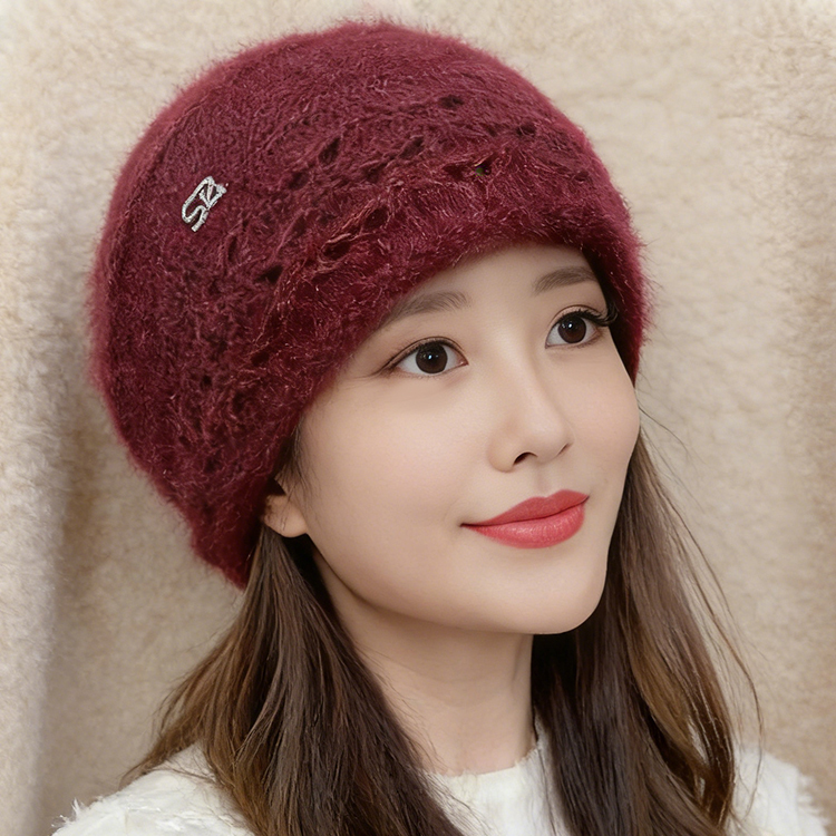 手工加厚保暖針織帽