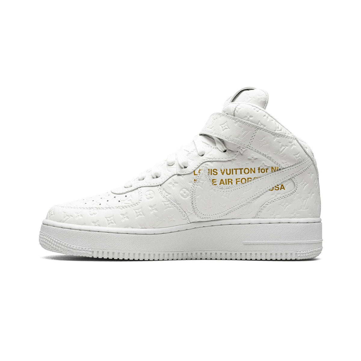 【Louis Vuitton X Nike Air Force 1 White】100足の限定発売! ナイキ エア フォース 1の40周年を記念して、2023年春夏の新作