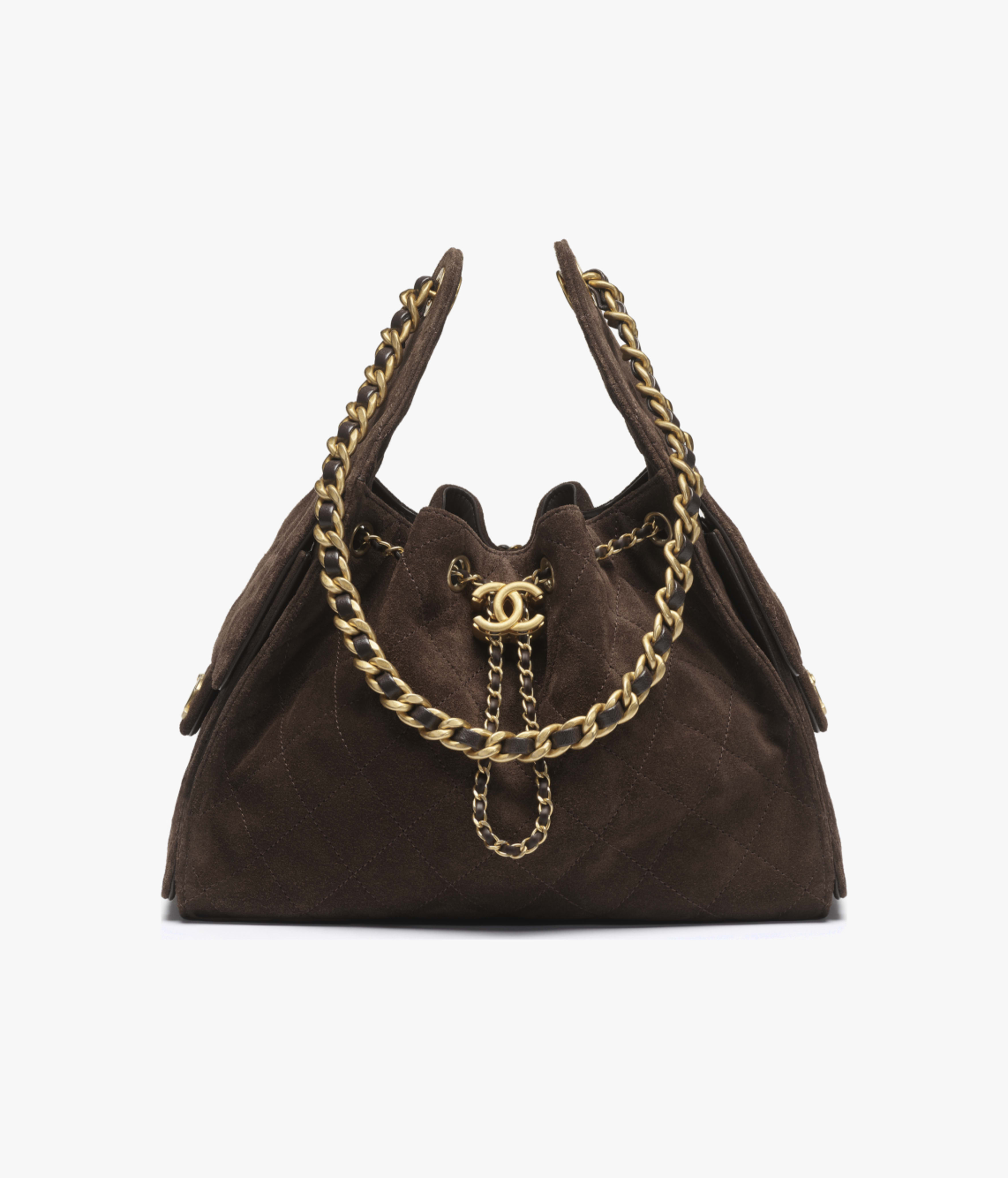 【CHANEL】数量限定✨冬の新作！上質スエードのチェーンバッグ／エレガントなブラウンカラー