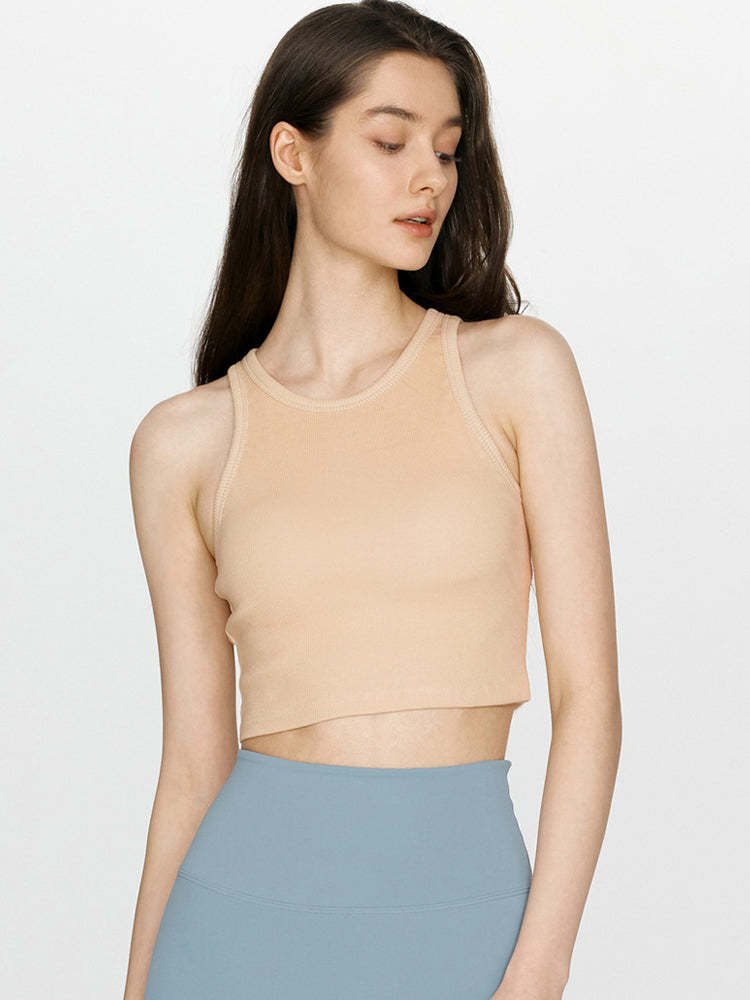 ベーシック　パット付き タンクトップ