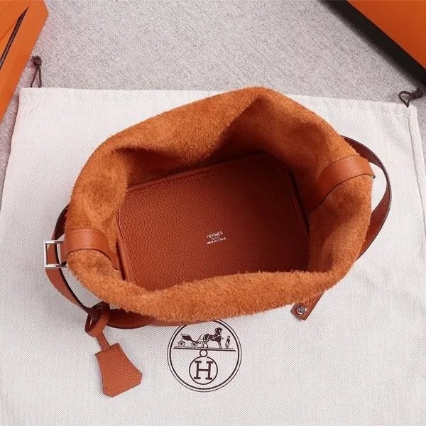 【Hermes】(エルメス) ピコタン ハンドバッグ シルバー金具 10色