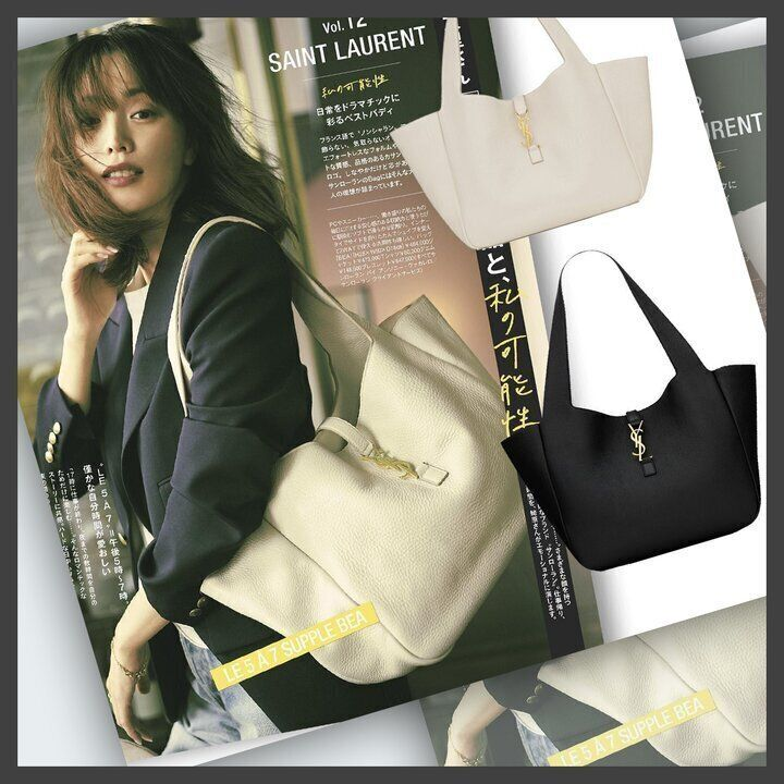 【Saint Laurent】 大容量でありながら高級感も失わない👜富岡佳子さん愛用の新作バッグが登場！LE 5 À 7 BEA