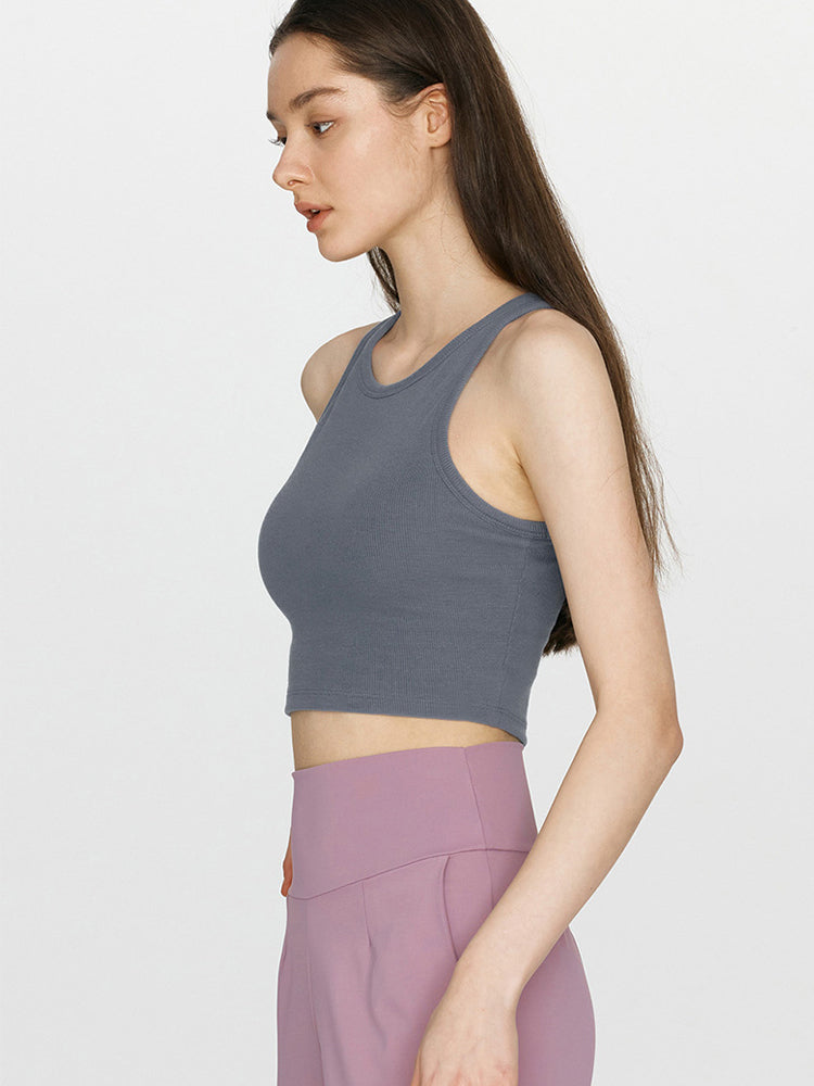 ベーシック　パット付き タンクトップ